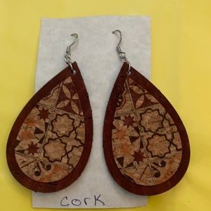 Handmade Genuine Cork Earrings